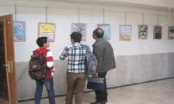 نمایشگاه نقاشی کودکان و نوجوانان در بوئین زهرا