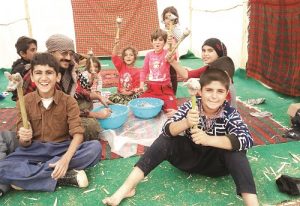 چادرهای دوستدار کودک در مناطق زلزله‌زده برپا شدند