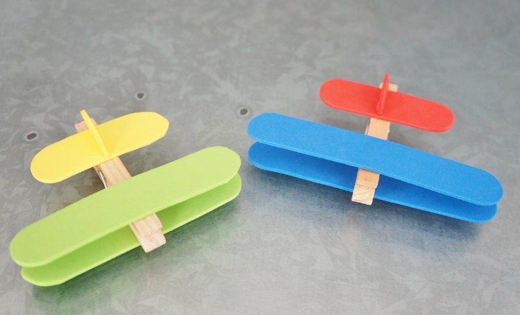 کاردستی ساده هواپیما برای کودکان