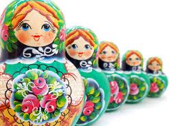 عروسک های رومیزی روسی