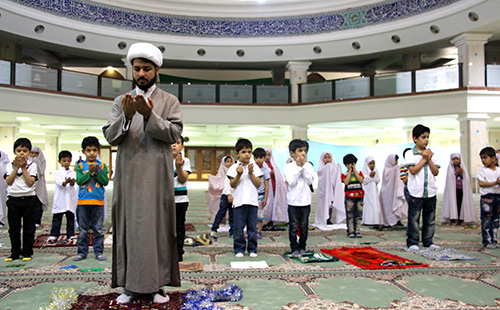حضور همیشگی کودکان در مسجد